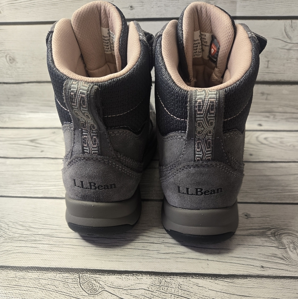 L.L.Bean Tek 2.5 Waterproof Primaloft 200g Winter Boots Gray Suede Women’s 6 - Picture 4 of 5